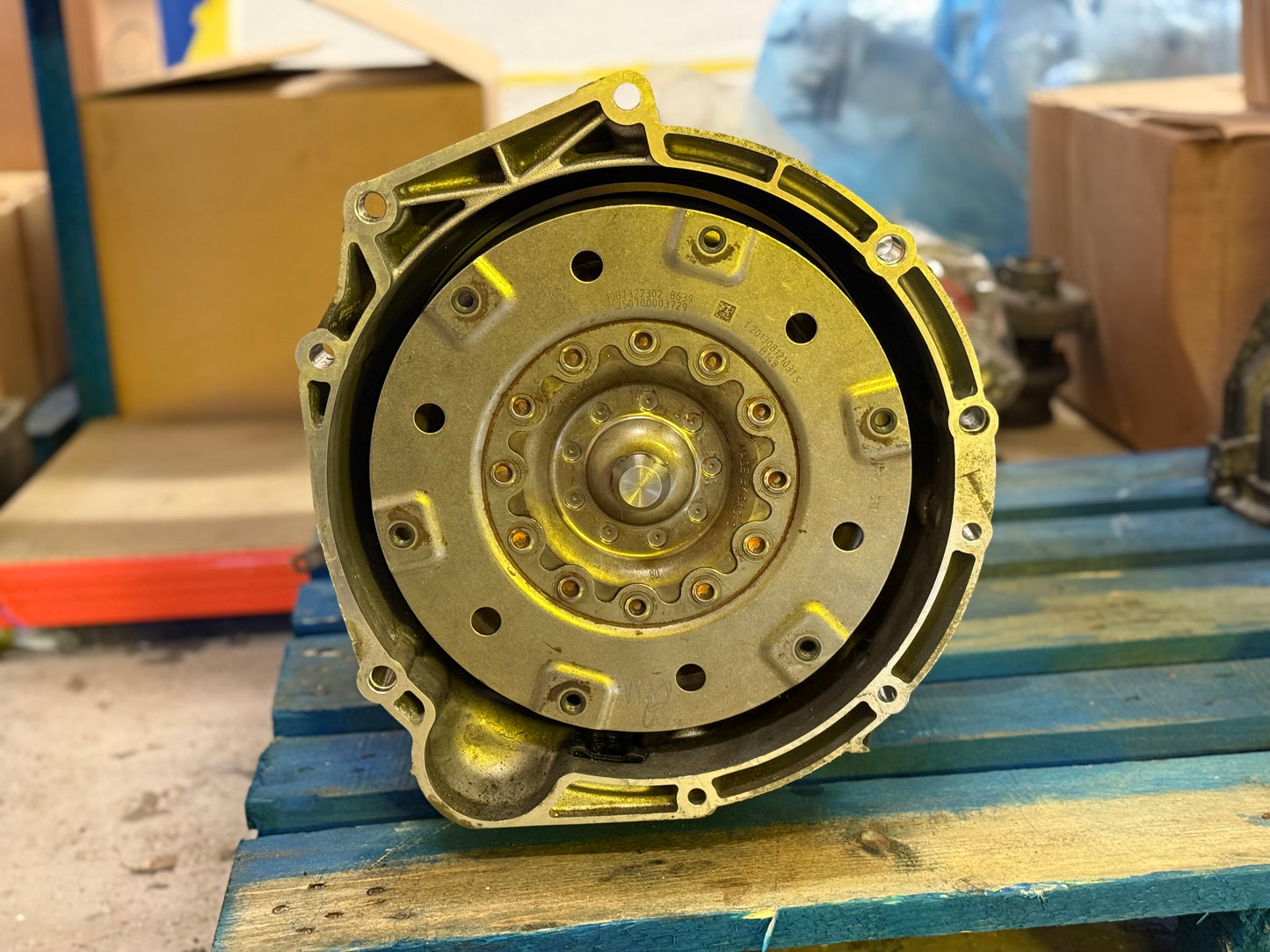 BMW 8HP to OM606 Transmission Adapter