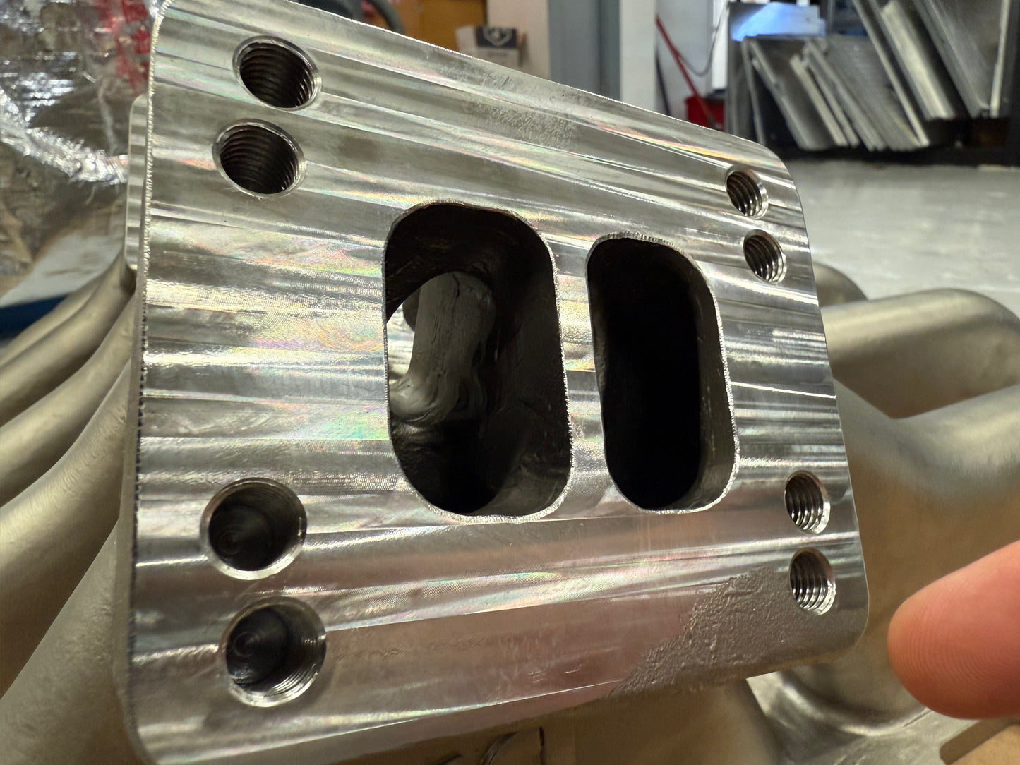 OM606 Compact Stainless Manifold - Casting Defects - SPECIAL OFFER