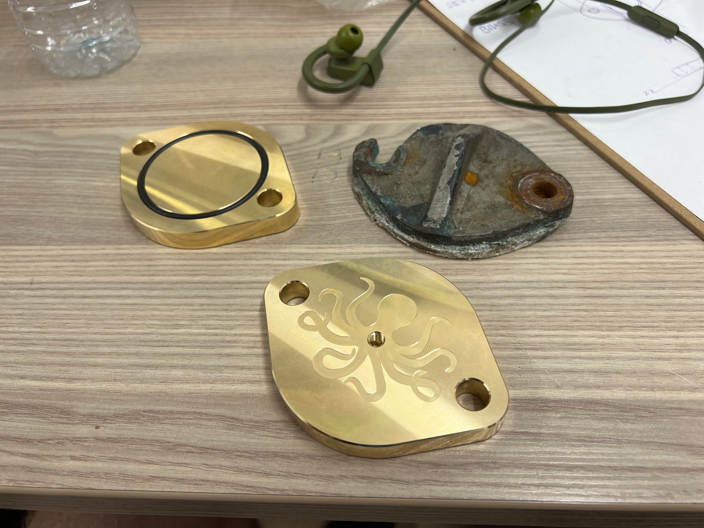 Brass Sea Cock Intake Covers