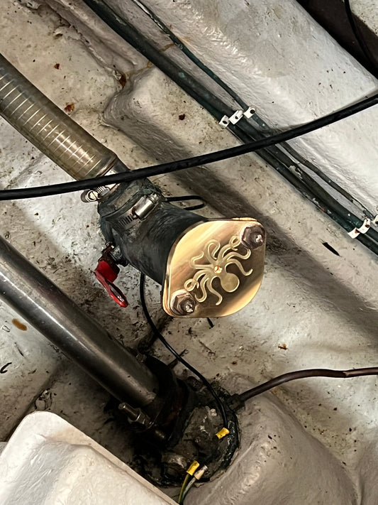 Brass Sea Cock Intake Covers