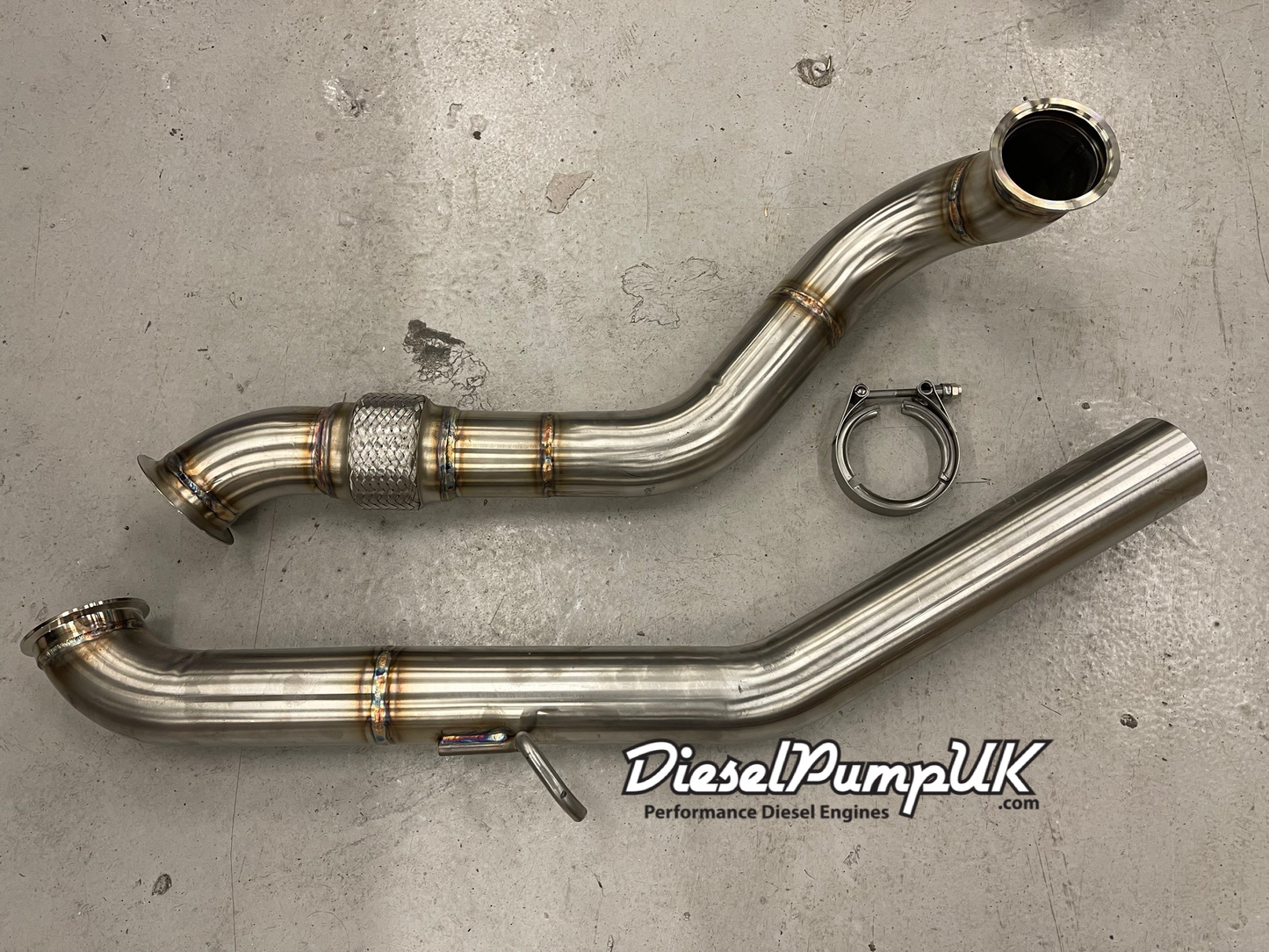 3″ Stainless Landrover Defender Downpipe Kit