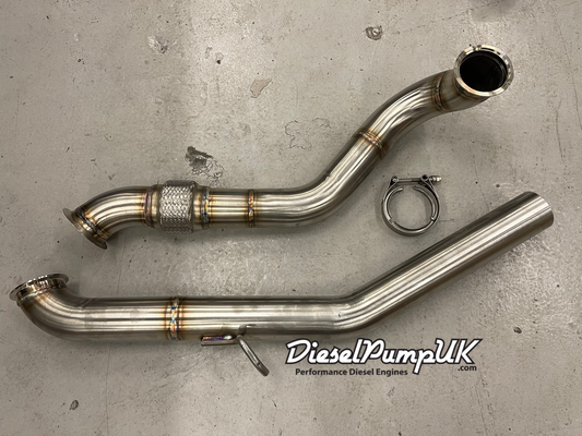 3″ Stainless Landrover Defender Downpipe Kit