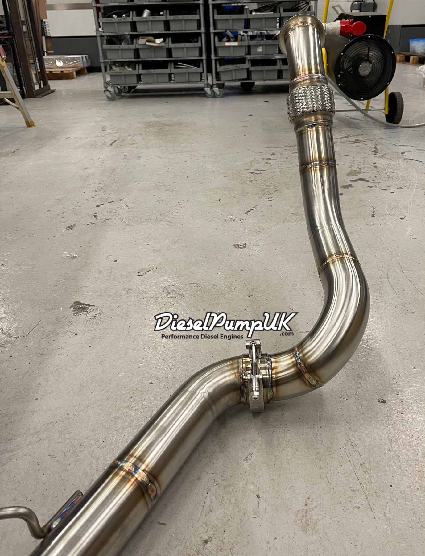 3″ Stainless Landrover Defender Downpipe Kit