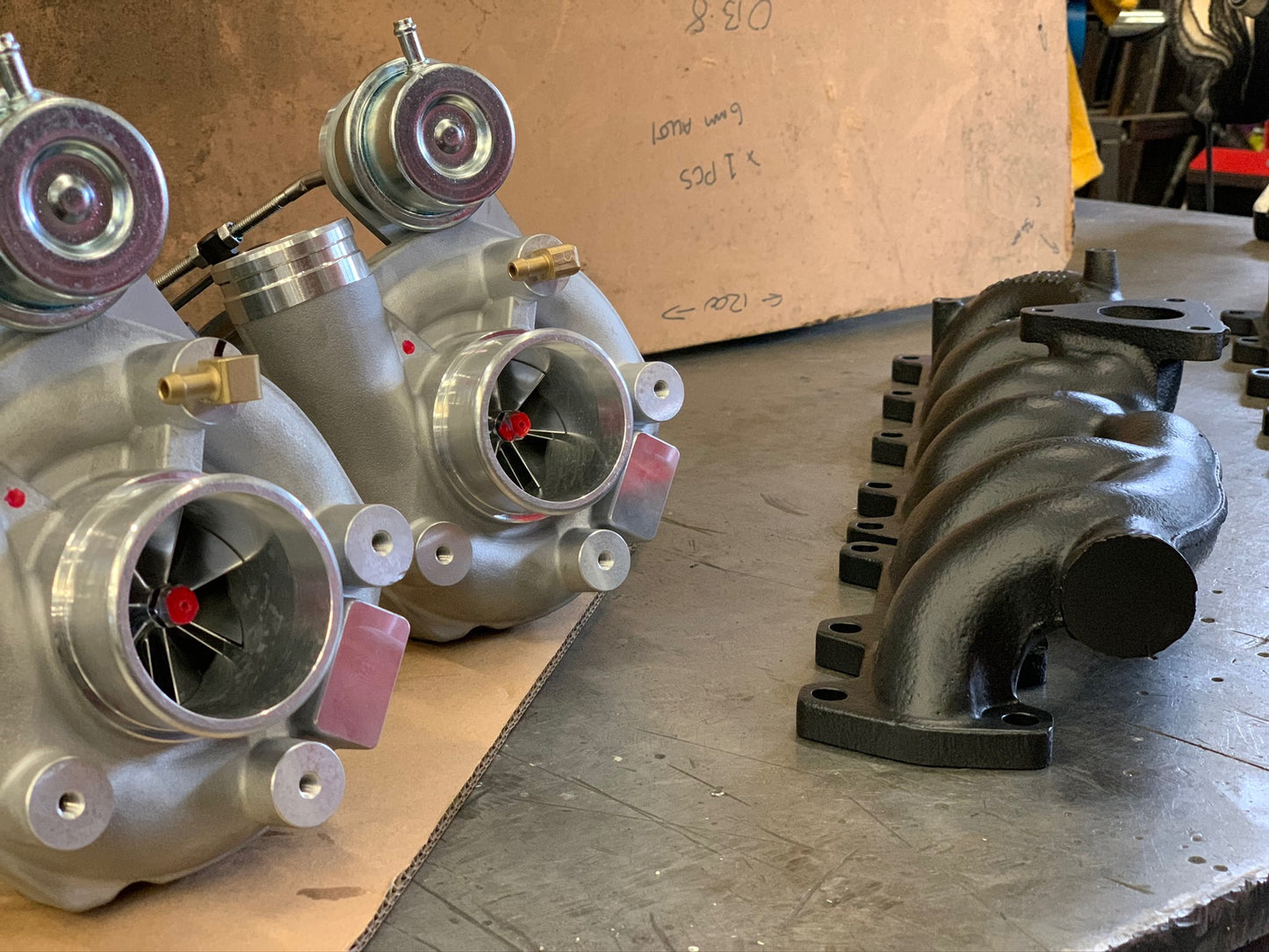 Stock OM606 Manifold with ceramic coating
