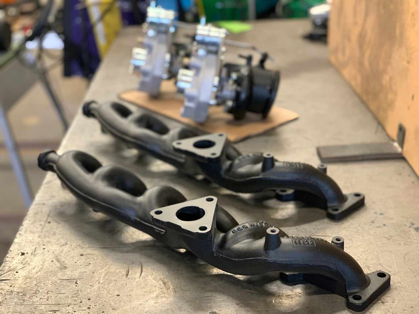 Stock OM606 Manifold with ceramic coating