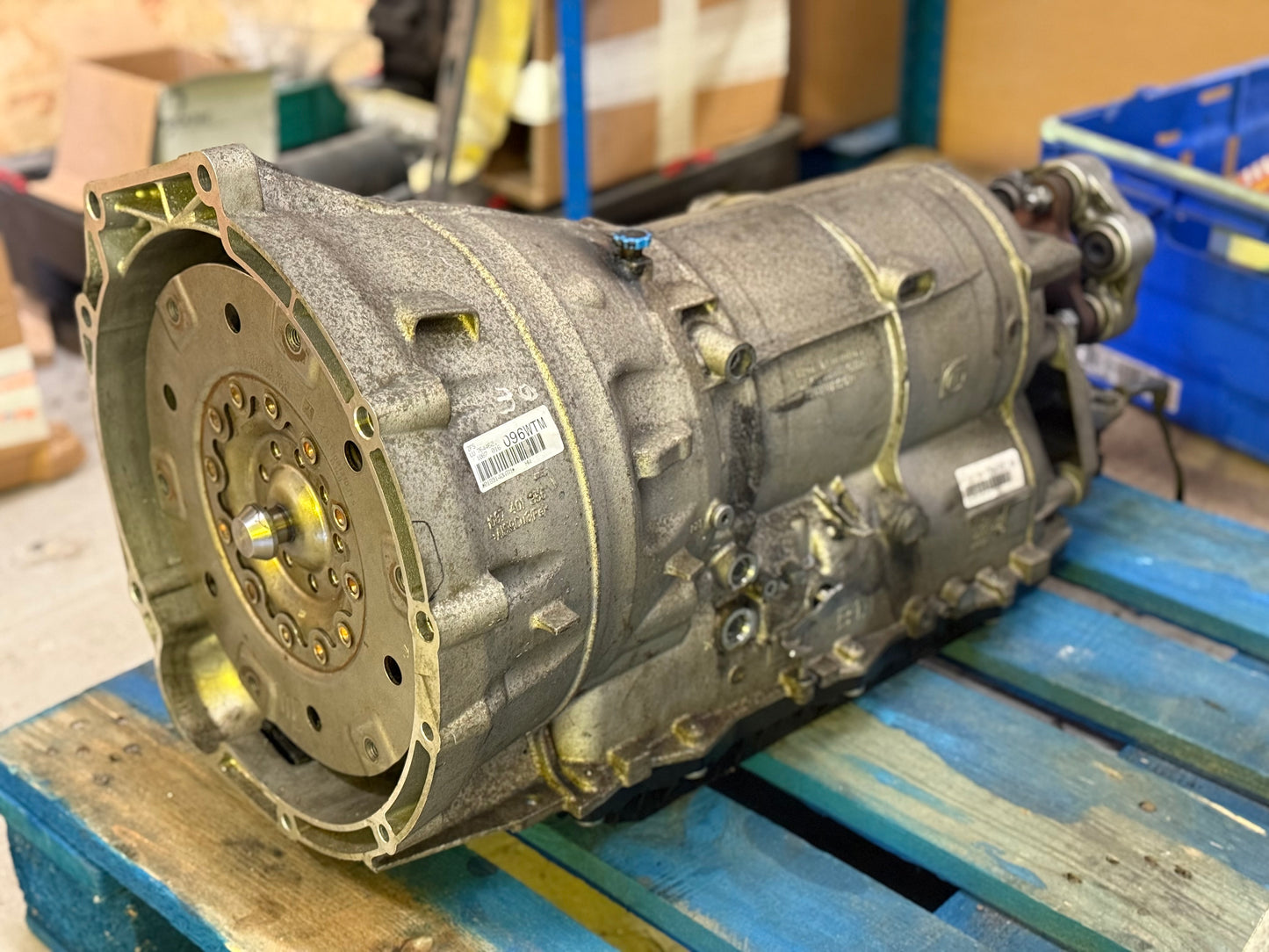 BMW 8HP to OM606 Transmission Adapter