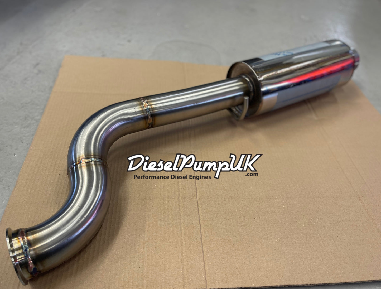 3" Stainless Landrover Defender Mid Pipe with Silencer