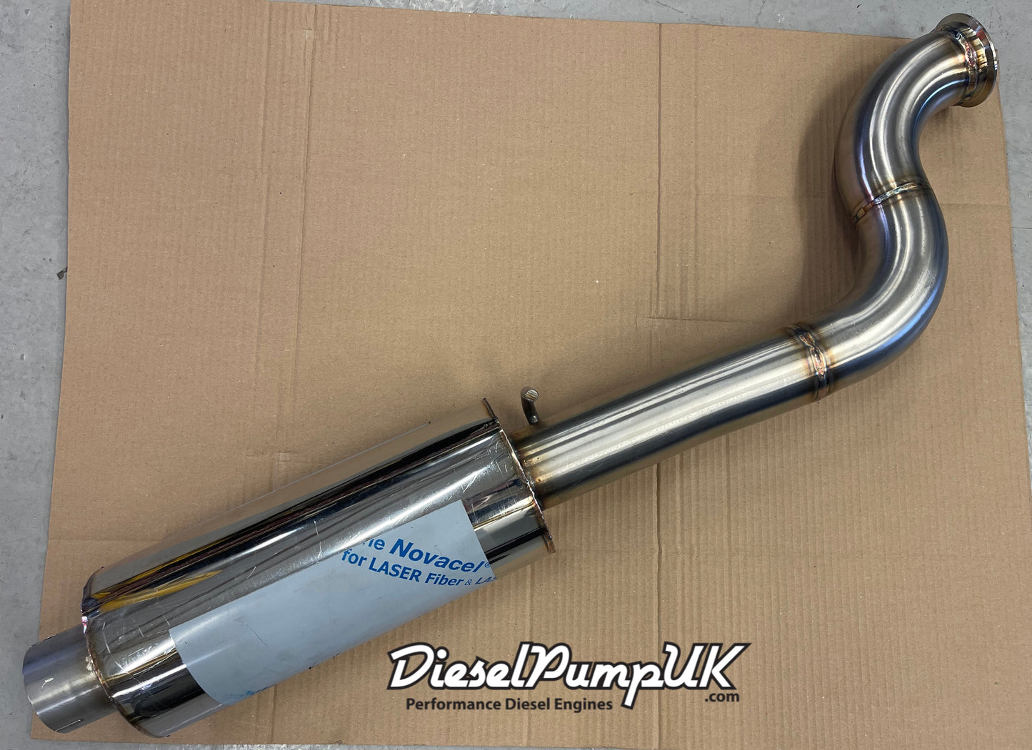 3" Stainless Landrover Defender Mid Pipe with Silencer