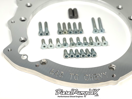OM648/613 to Chevy Adapter Plate and Fitting Hardware
