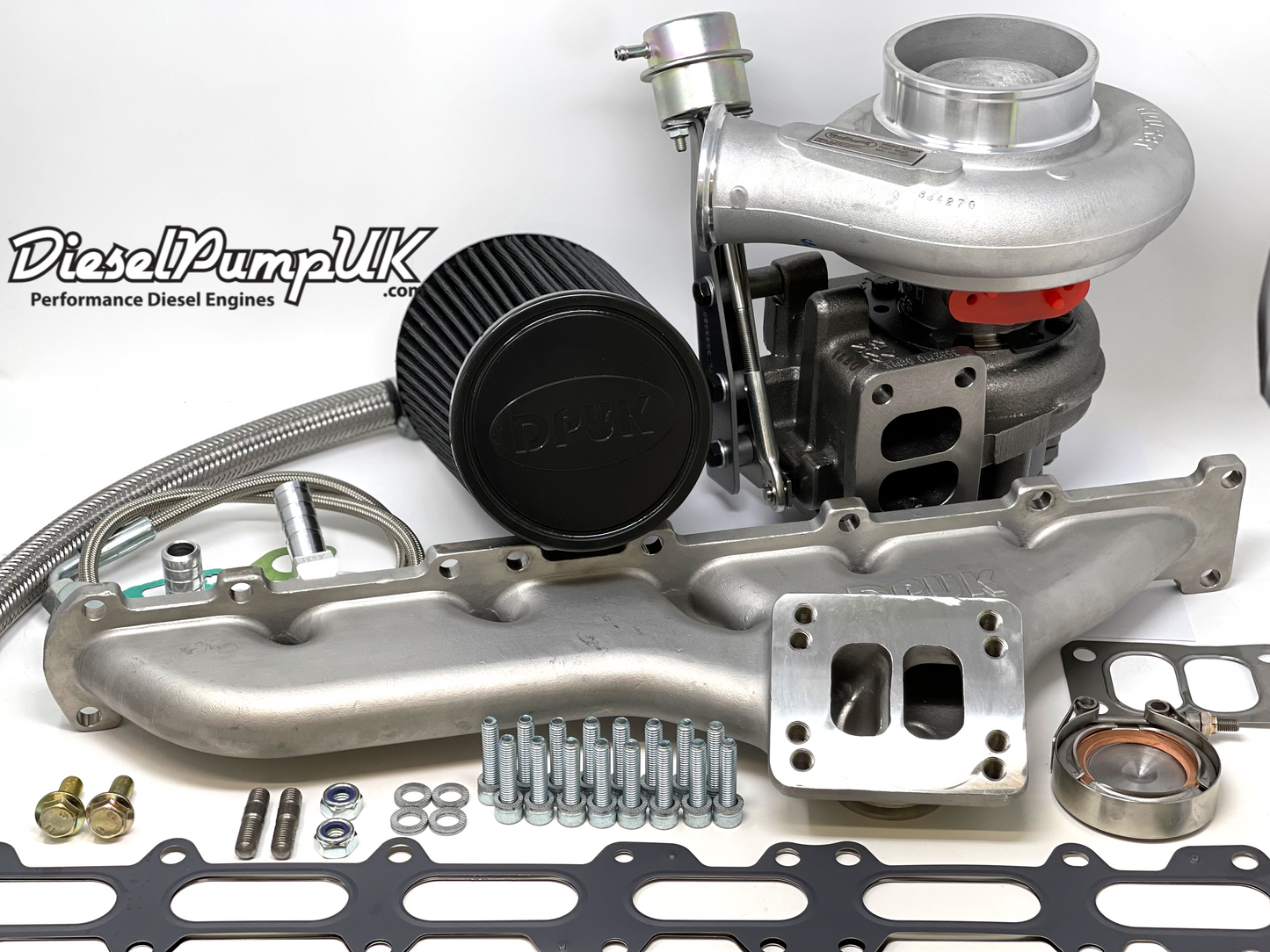 HX35 Turbo Kit with Stainless Manifold (Genuine Holset)