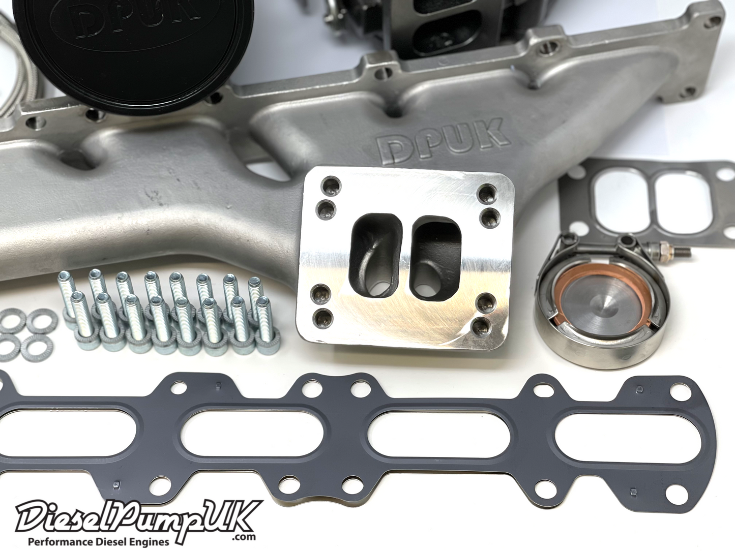 HX35 Turbo Kit with Stainless Manifold (Genuine Holset)