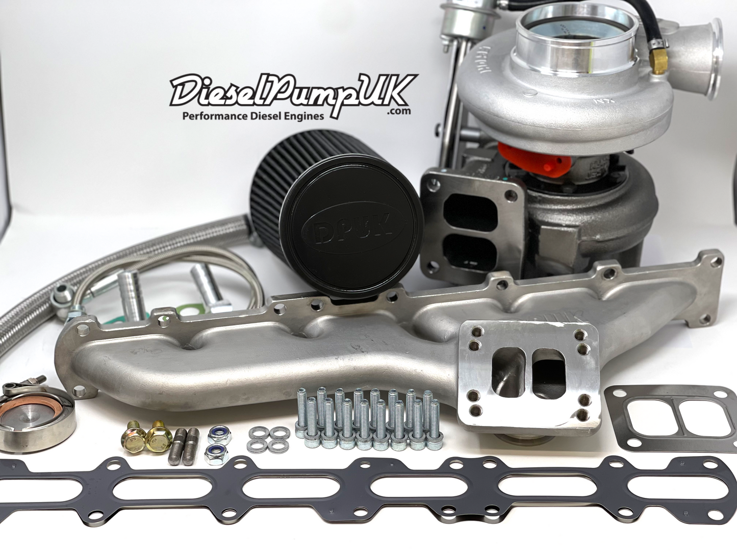 HX40 Turbo Kit with Stainless Manifold (Genuine Holset)