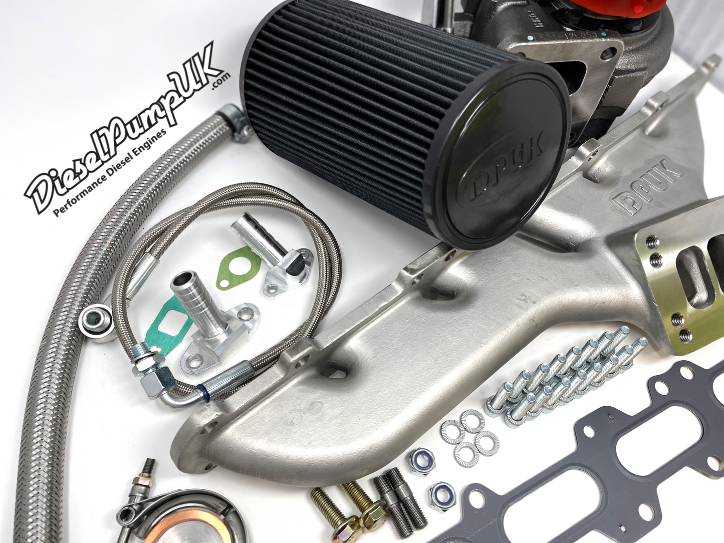 HX40 Turbo Kit with Stainless Manifold (Genuine Holset)