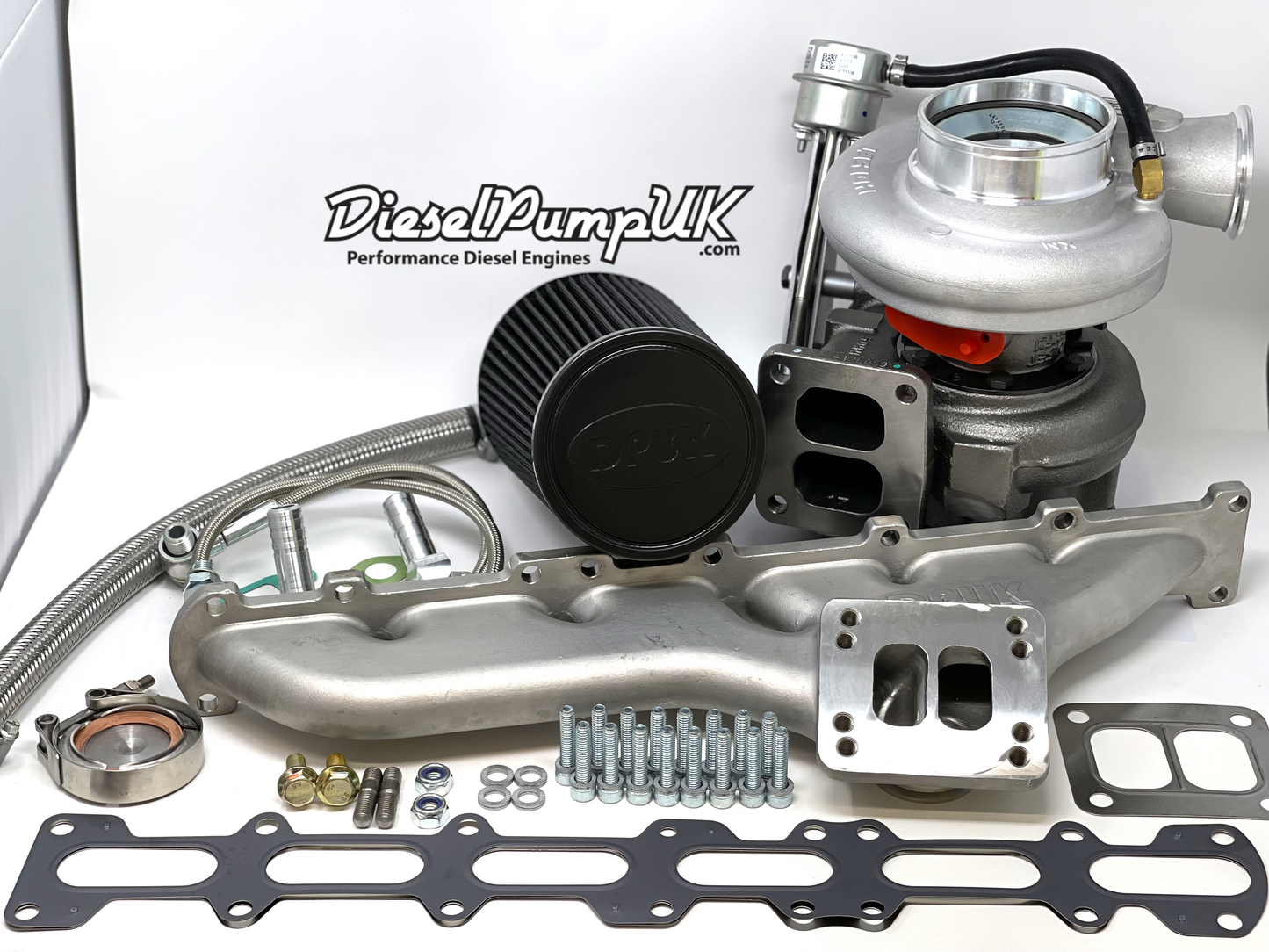 HX40 Turbo Kit with Stainless Manifold (Genuine Holset)