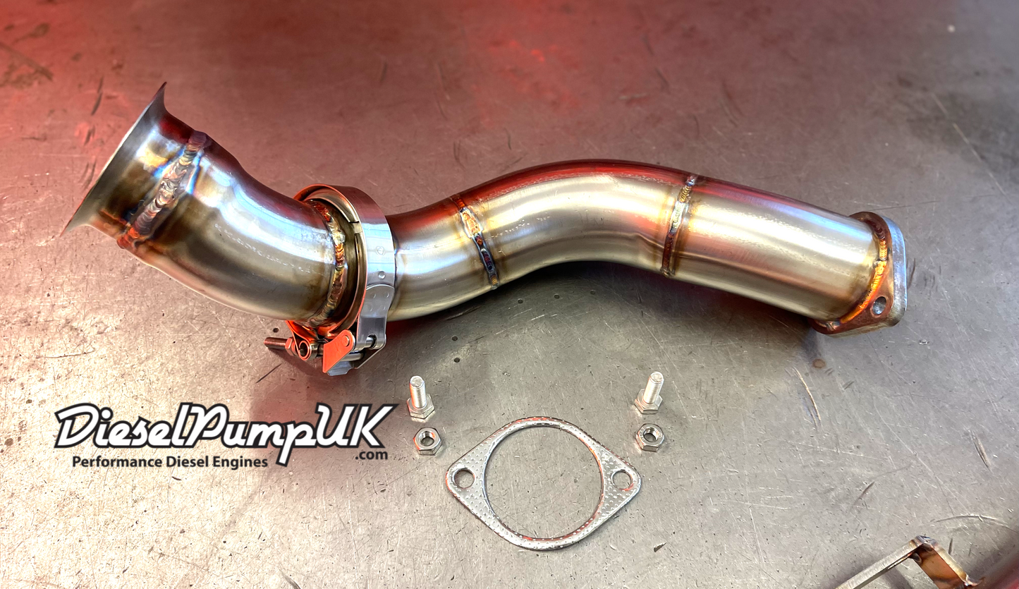 3" Stainless W210 E300TD Downpipe Kit