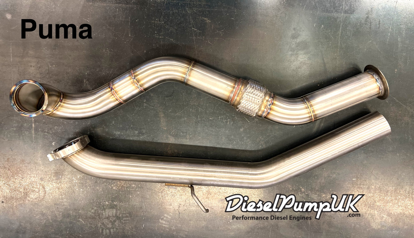 3″ Stainless Landrover Defender Downpipe Kit